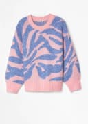 CAJSA JACQUARD SWEATER - PINK