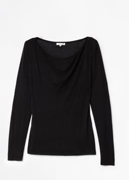 SABINE KNITTED TOP - Black