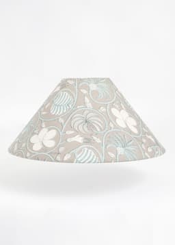VANJA LAMPSHADE - FLORALSWIRLBLUE