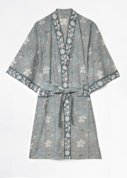 Viny Robe - FLORALSWIRLBLUE