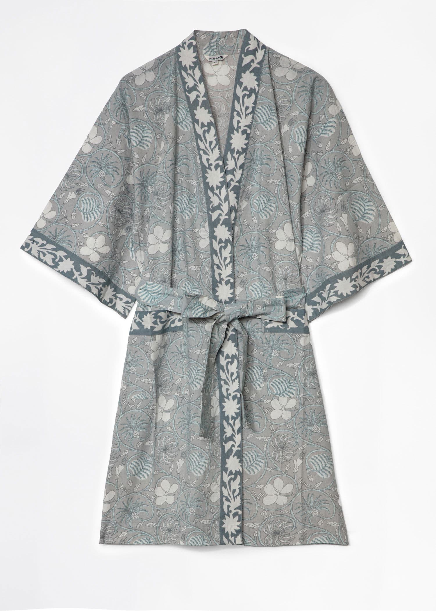 Viny Robe - FLORALSWIRLBLUE