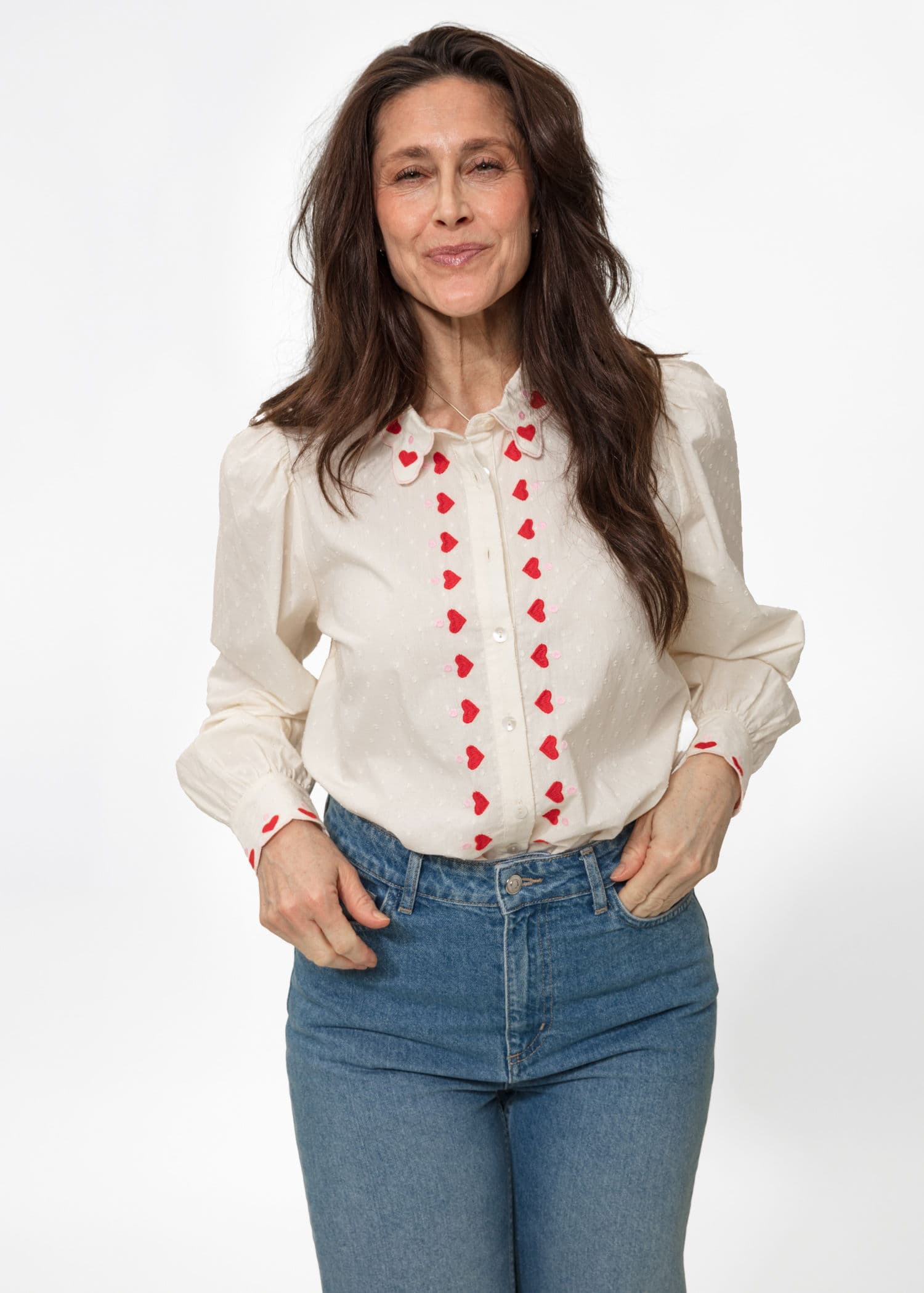 SASHA BLOUSE  - BEIGE