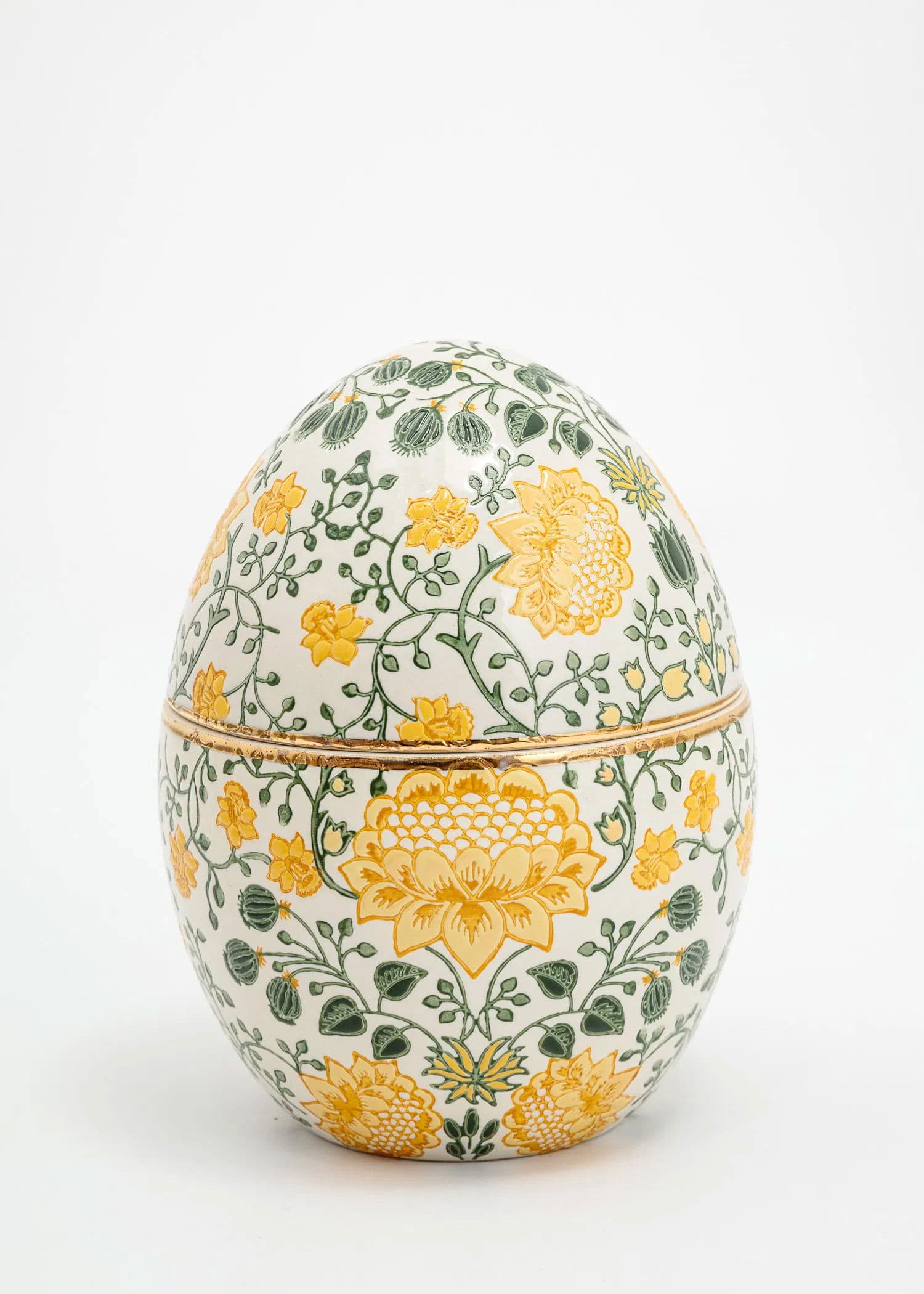 CERAMIC EGG - YELLOW