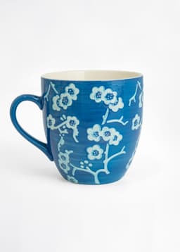 XL MUG  - Blue flower