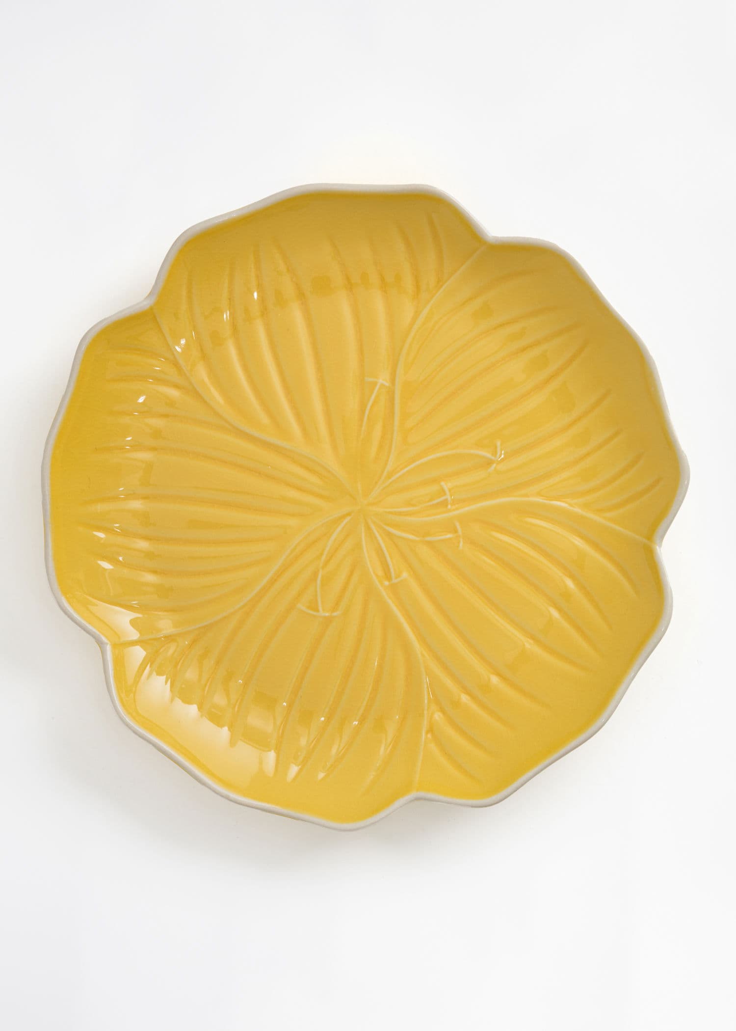 FLOWER PLATE - YELLOW