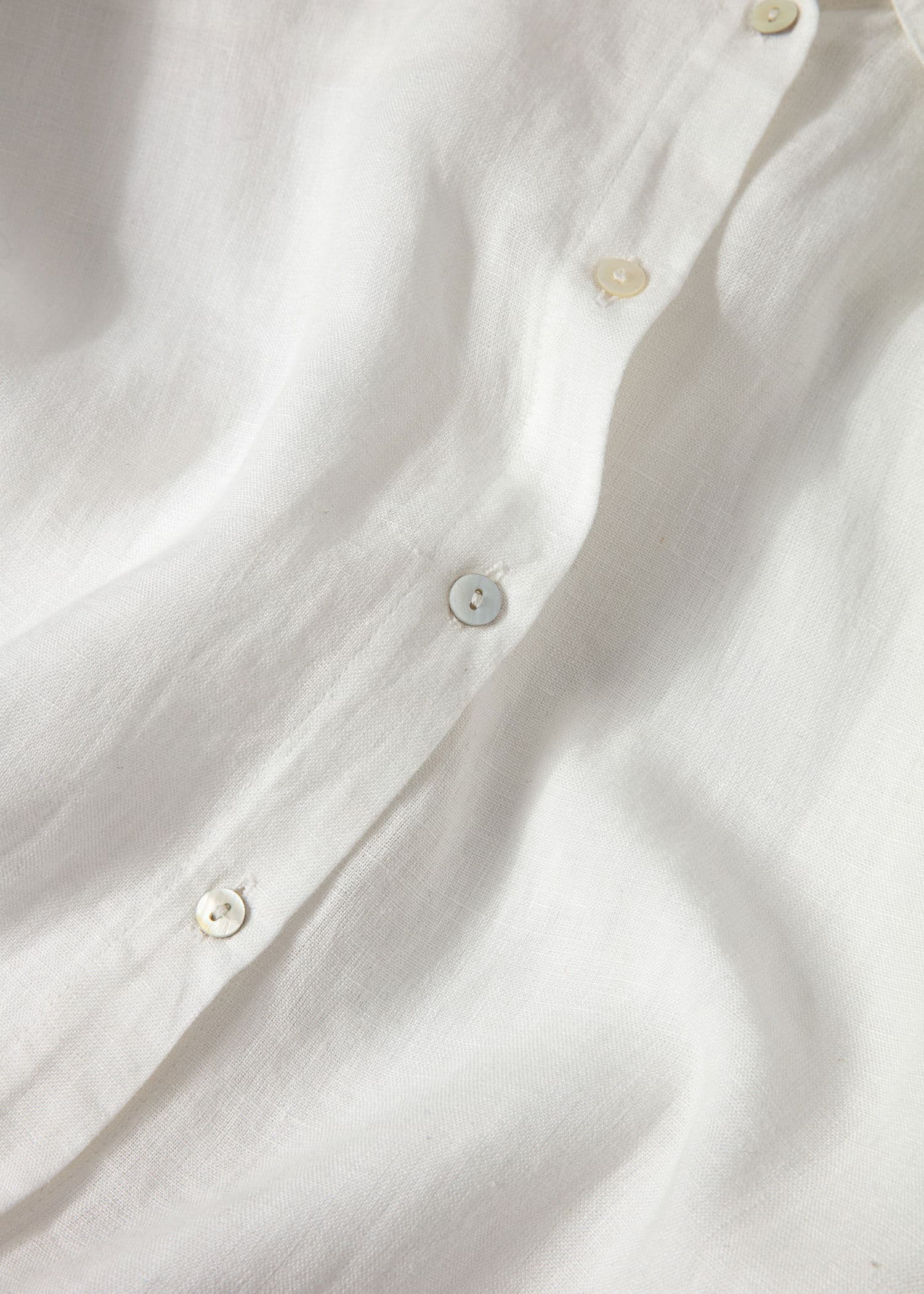 DIANA LINEN SHIRT 251 - WHITE