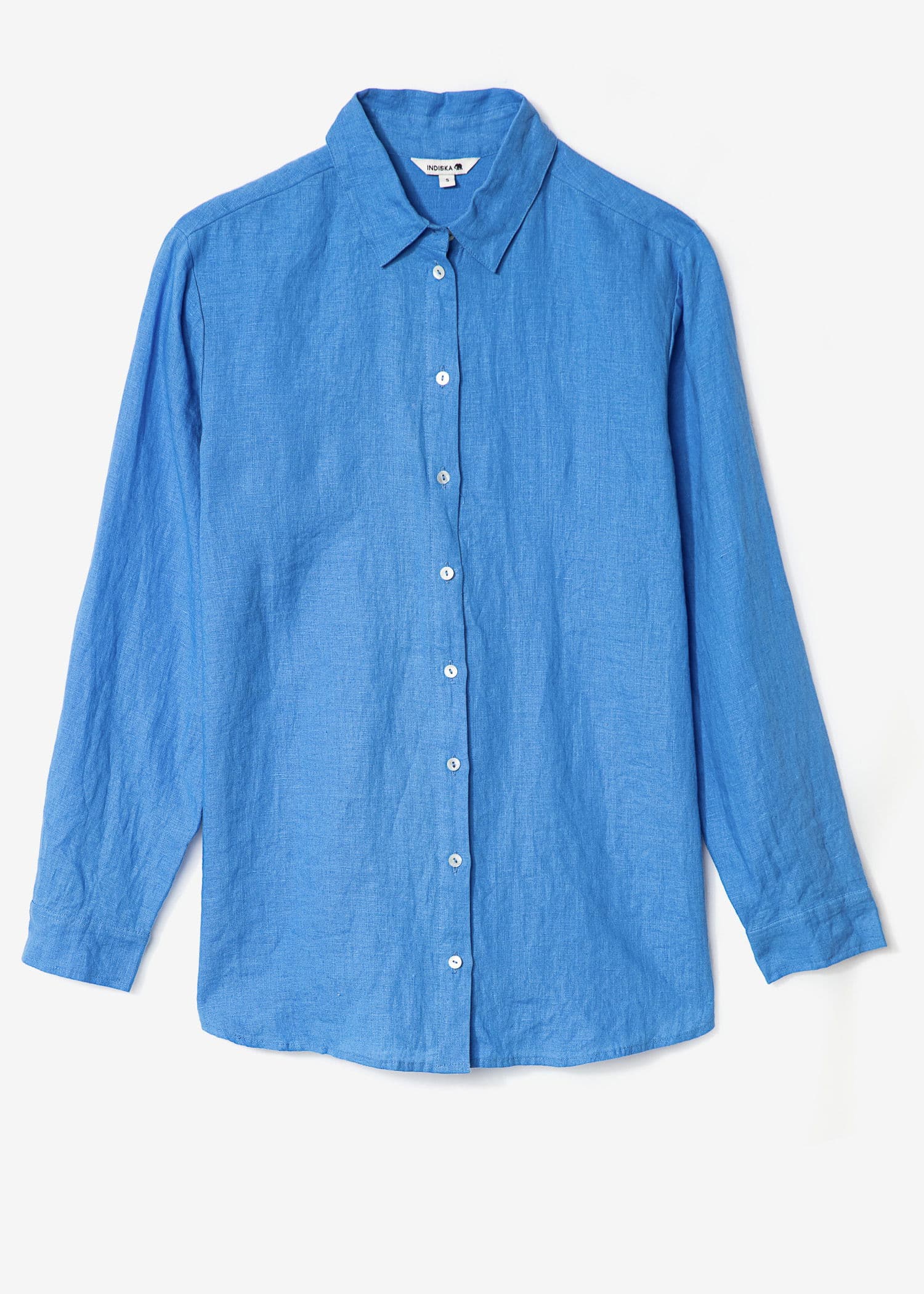DIANA LINEN SHIRT 251 - BLUE