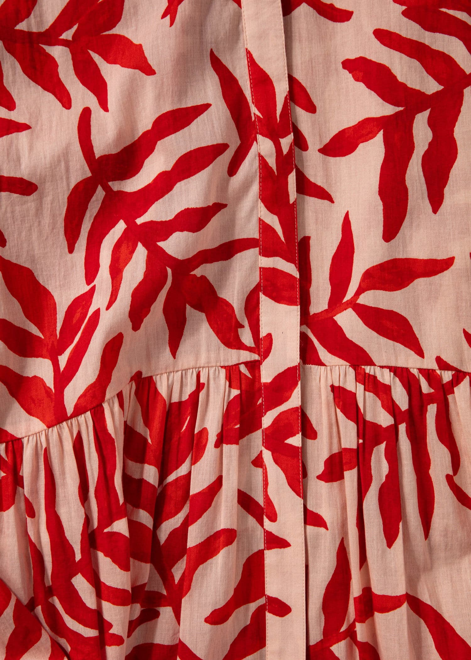ESSA Punainen kuvioitu mekko - Punainen 6 - Indiska