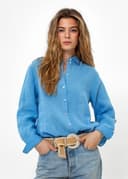 DIANA LINEN SHIRT 251 - BLUE