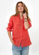 DIANA LINEN SHIRT 251 - RED