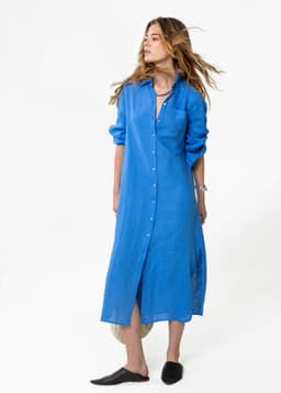 DIANA LONG SHIRT 251 - BLUE
