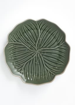 FLOWER PLATE - GREEN