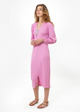 ZUMI LS DRESS - PINK