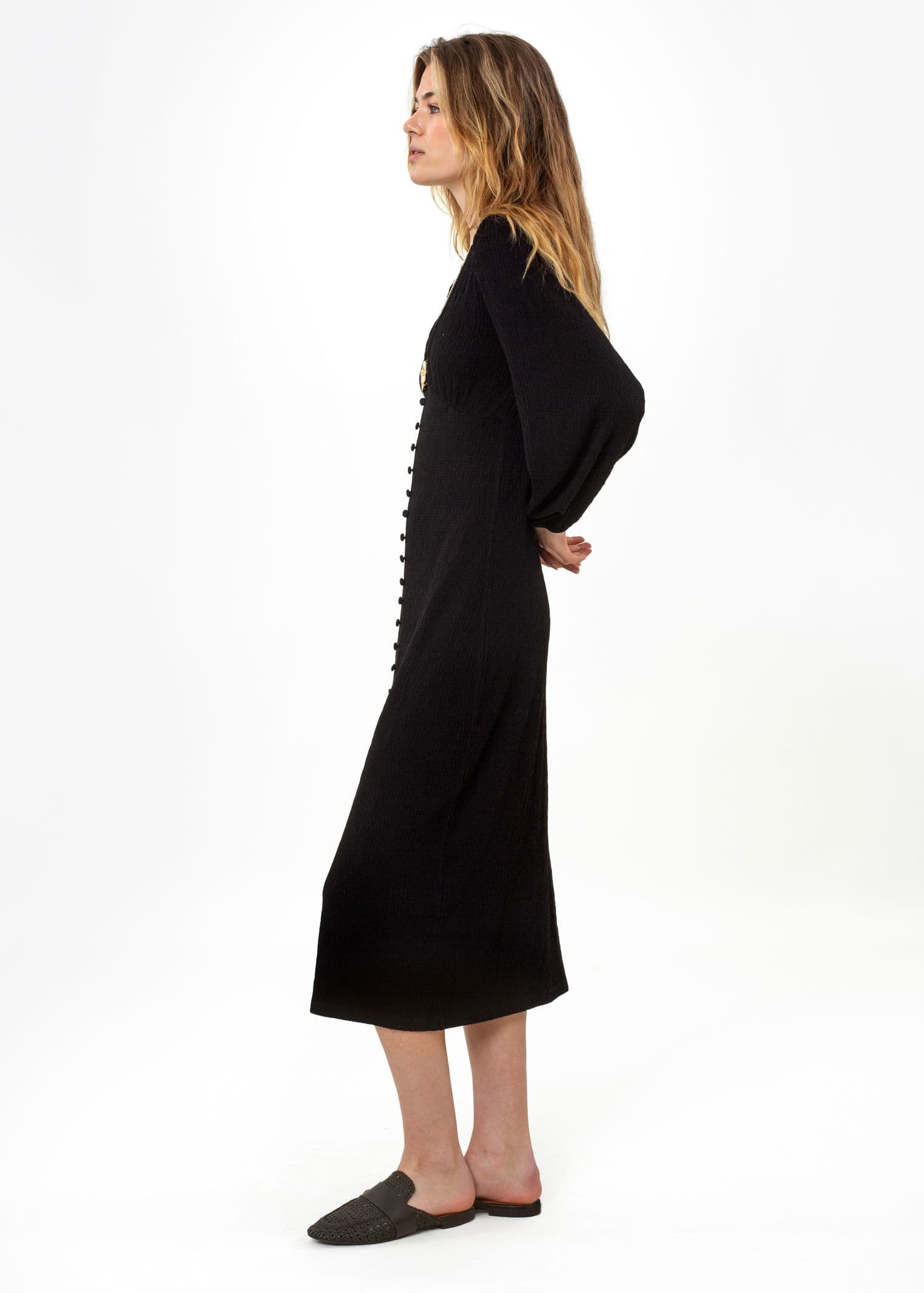 ZUMI LS DRESS - Black