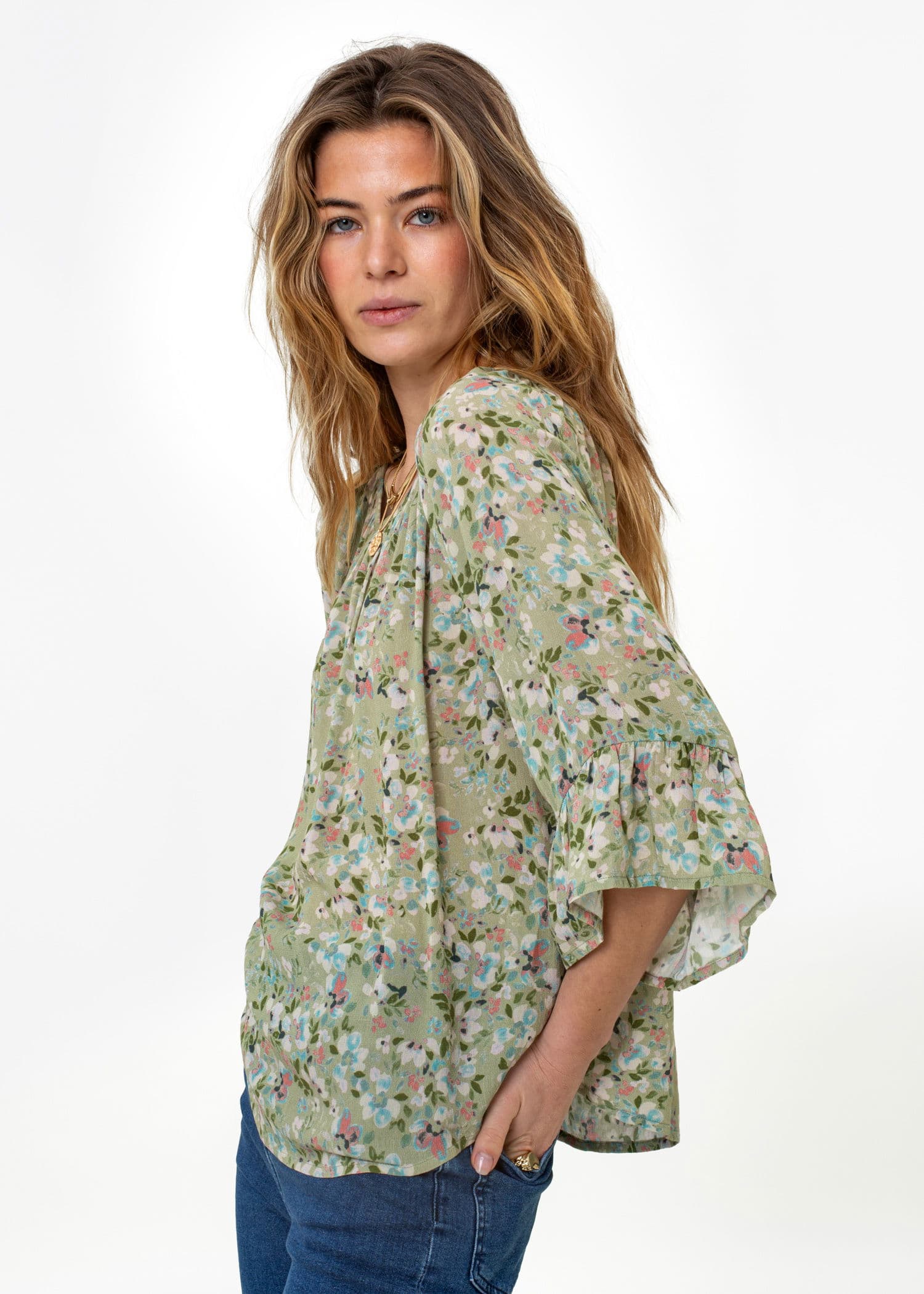 DOLLIE BLOUSE 251 - GREEN