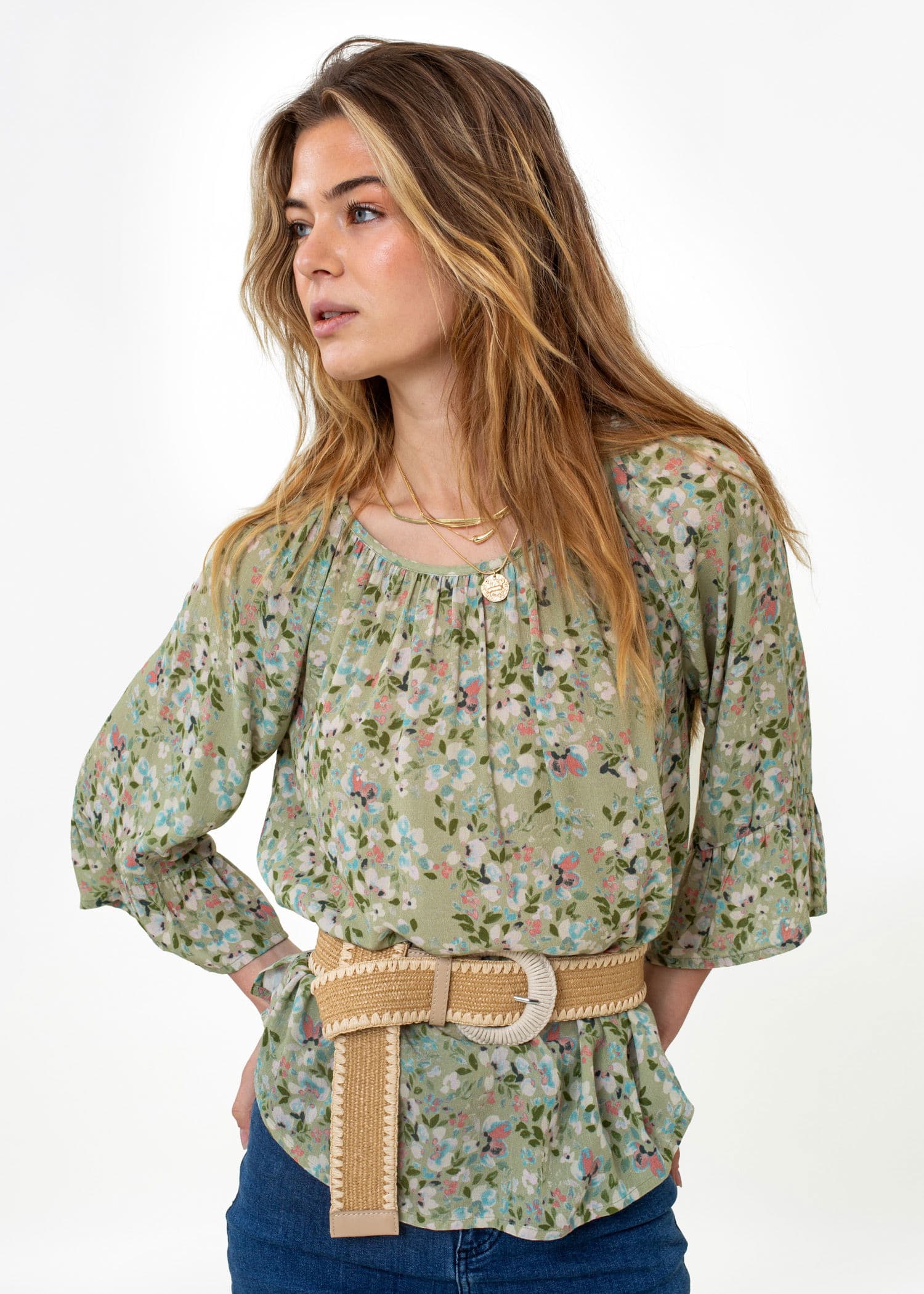 DOLLIE BLOUSE 251 - GREEN
