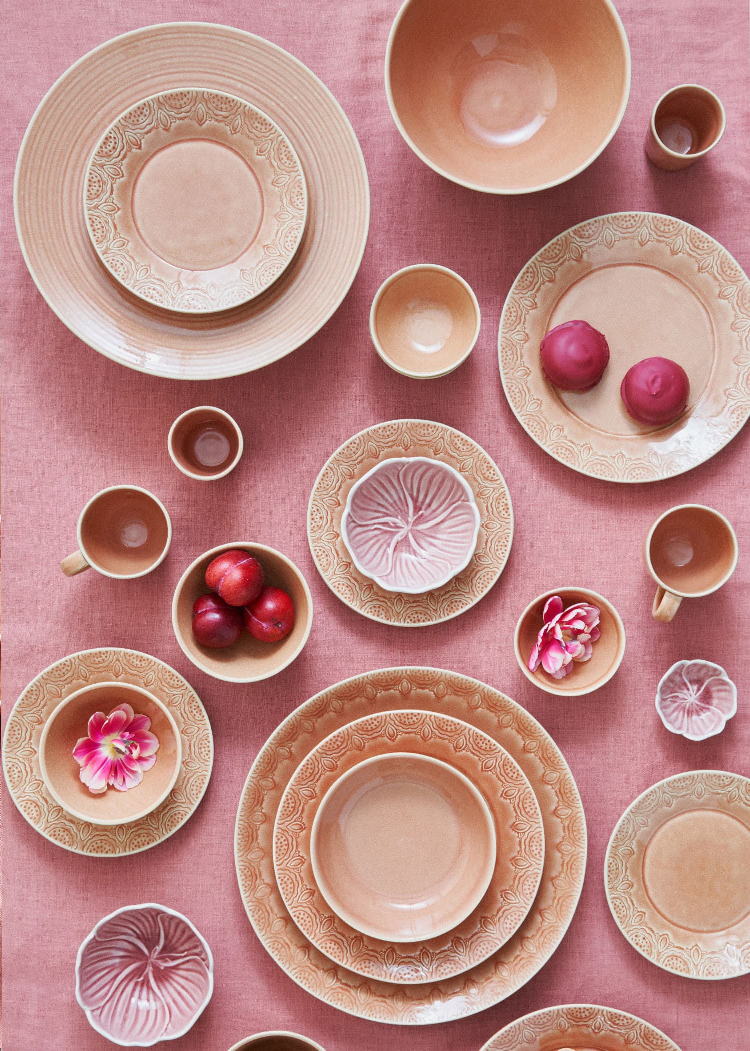MATHILDA DECO ASSIETTE - DUSTYPINK