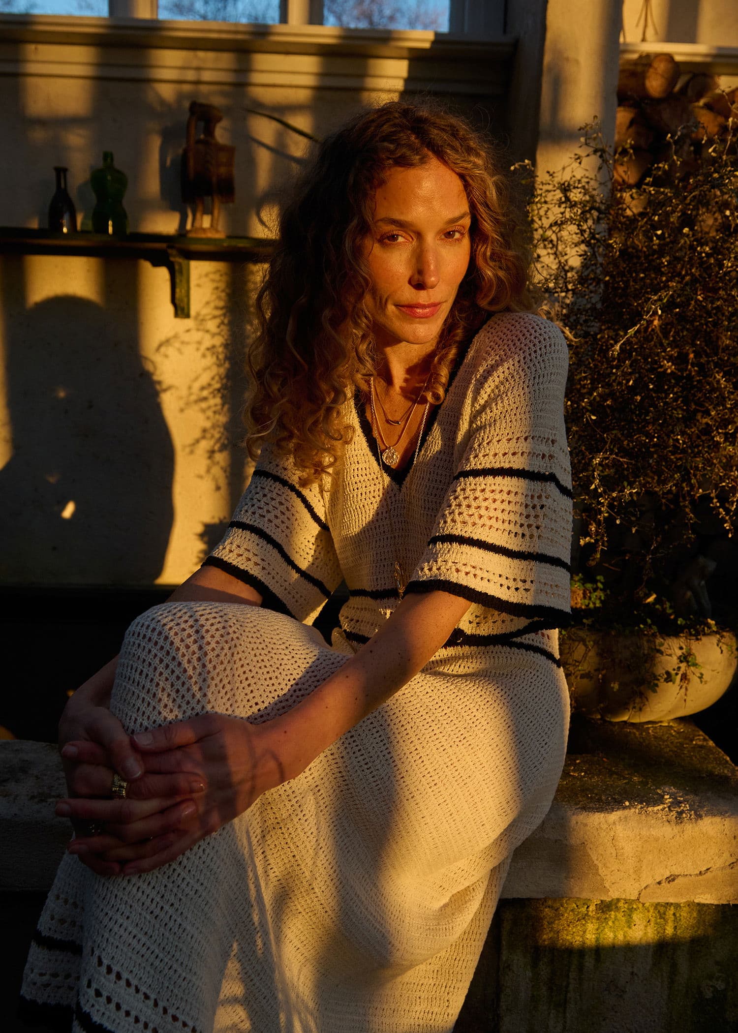 LINDA DRESS - OFFWHITE