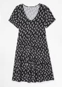 Hilma Tunic - BLACK AOP