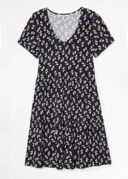 Hilma Tunic - BLACK AOP