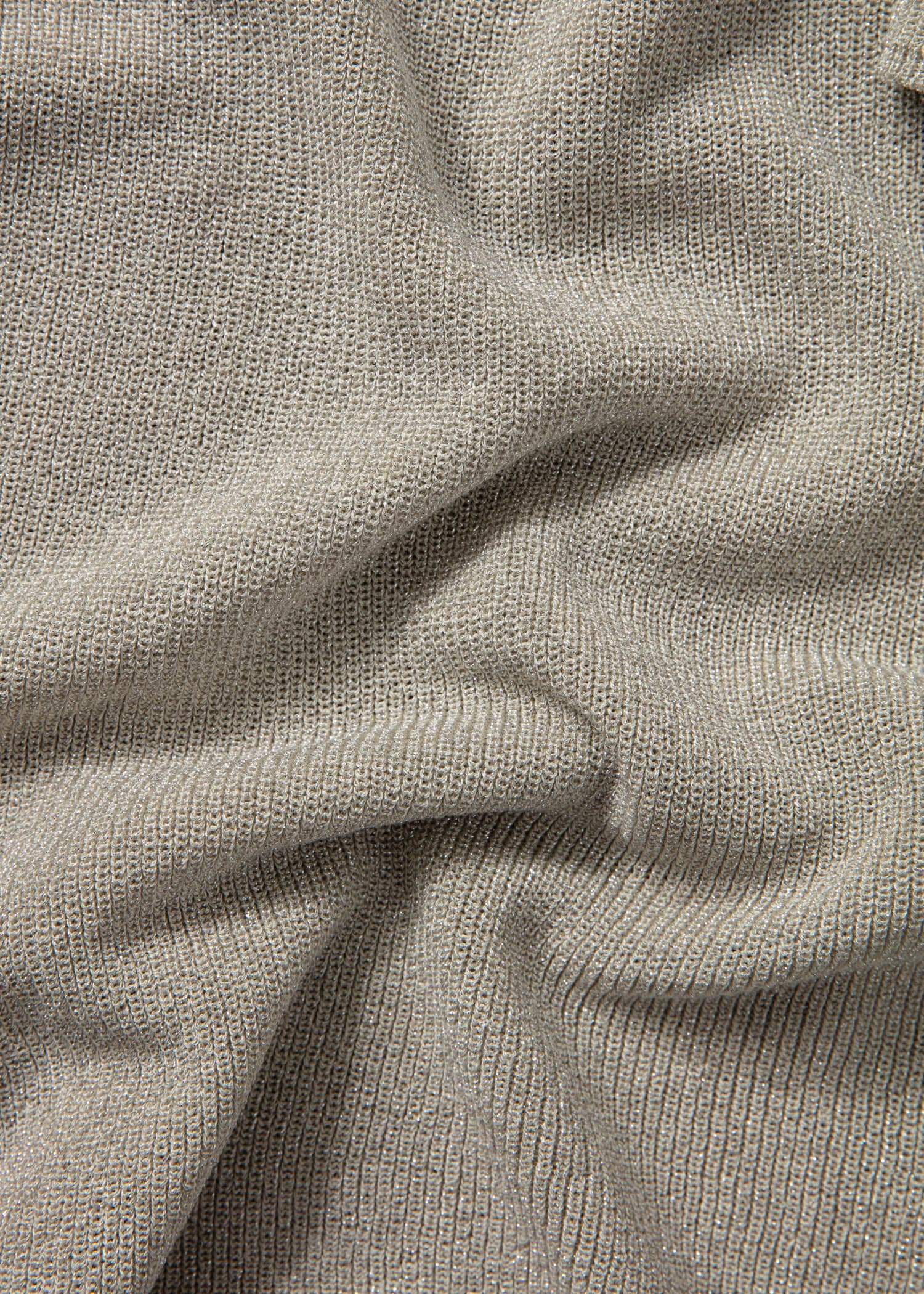 LOU Neulottu lurex-pusero - Hopea 6 - Indiska
