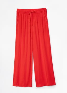 ELSIE CROPPED PANTS - RED