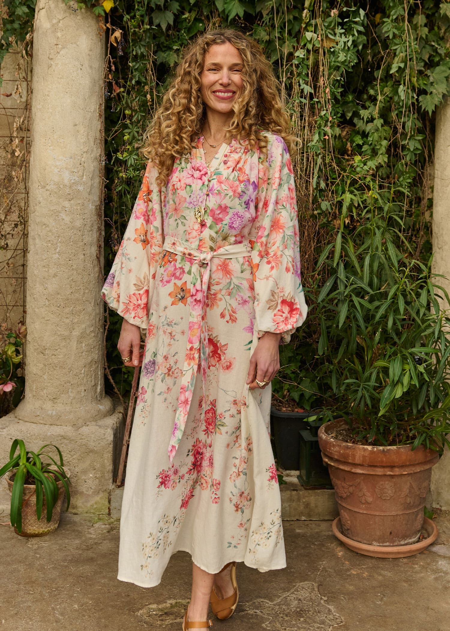 CORINE DRESS - PINK