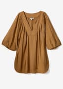 ALLEGRA BLOUSE - BROWN