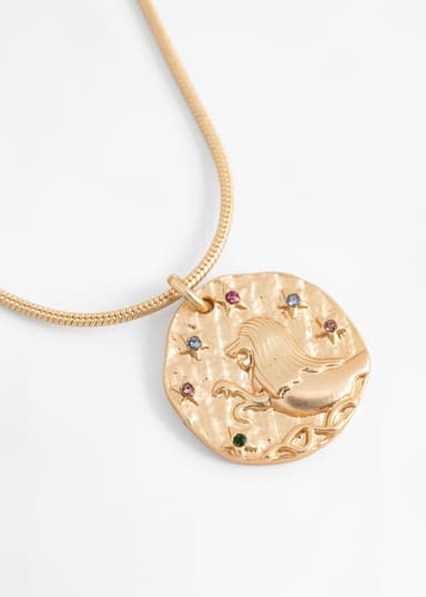 ZODIAC Halsband med stjärntecken - Lejonet - Guld 1 - Indiska