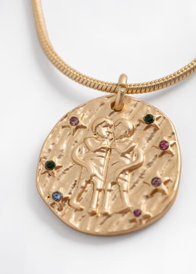 ZODIAC Halsband med stjärntecken - Tvillingarna - Annan 1 - Indiska