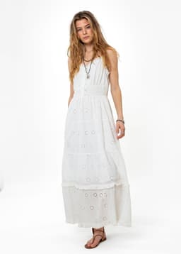 FREY DRESS  - WHITE