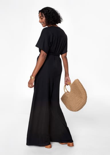 3A Omslagsjumpsuit - Svart NO - Indiska