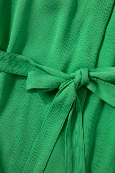 KYRA Laskostettu mekko - Vihreä 5 - Indiska