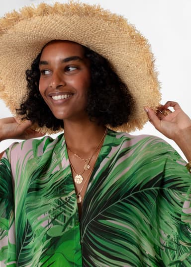 PINEAPPLE Mønstret kaftan - Grønn 3 - Indiska