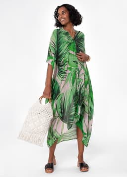 PINEAPPLE KAFTAN  - GREEN
