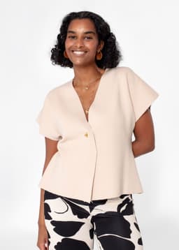 VENDELA CARDIGAN - BEIGE