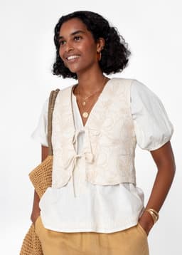 VINA VEST - OFFWHITE