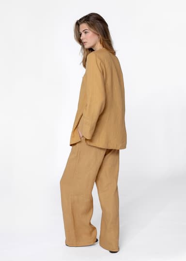 HIBO Beige pellavatunika - Beige 4 - Indiska