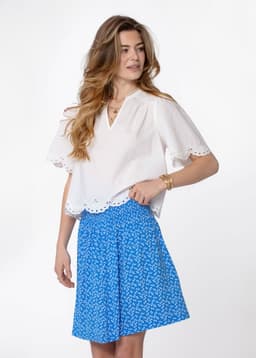 BELLA SKIRT - BLUE AOP