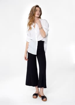 LILLEMOR CROPPED - Black