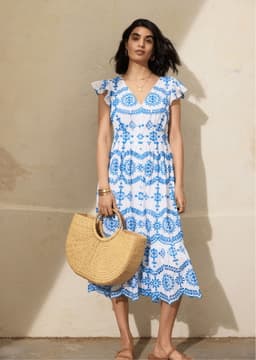 REVA DRESS - BLUE
