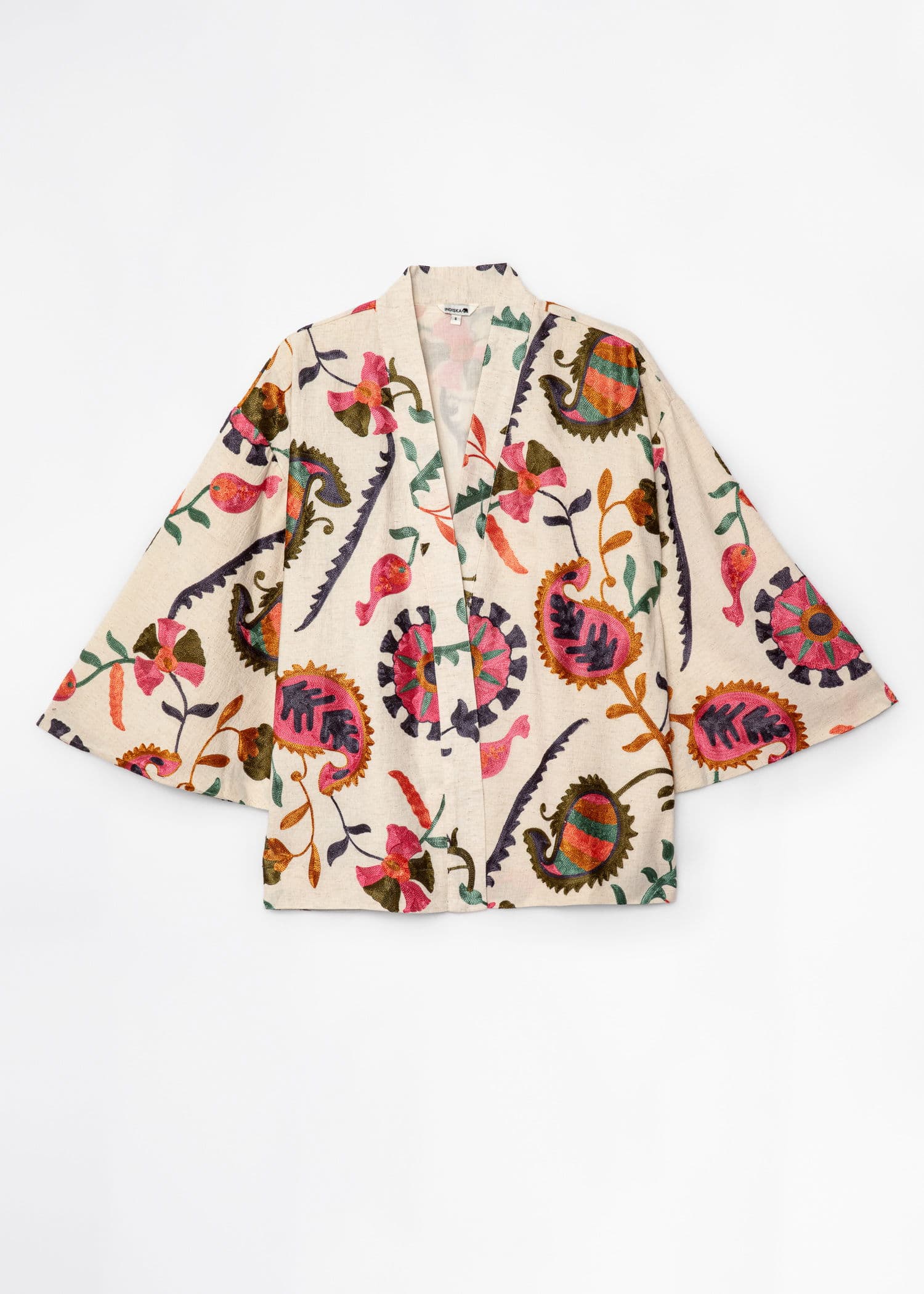 VIVI Broderad kimonojacka - Rosa 6 - Indiska