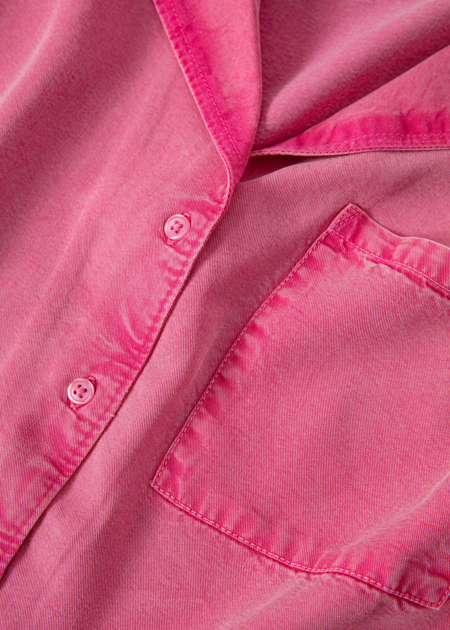 SWEETIE Rosa kortärmad skjorta - Rosa 6 - Indiska