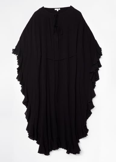 RUBY Svart, vevd kaftan - Svart 7 - Indiska