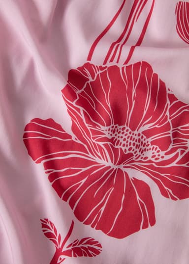 ELLA Rosa mønstret kjole - Rosa 7 - Indiska
