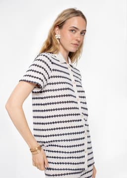LYNN KNITTED TOP - OFFWHITE