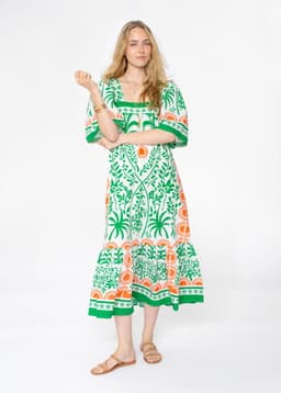 KHALO DRESS - GREEN