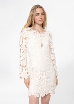 FLEUR DRESS - OFFWHITE