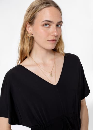 ALBA Pitkä musta mekko - Musta 2 - Indiska