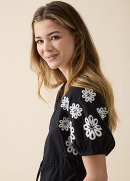ELIZABETH BLOUSE - Black